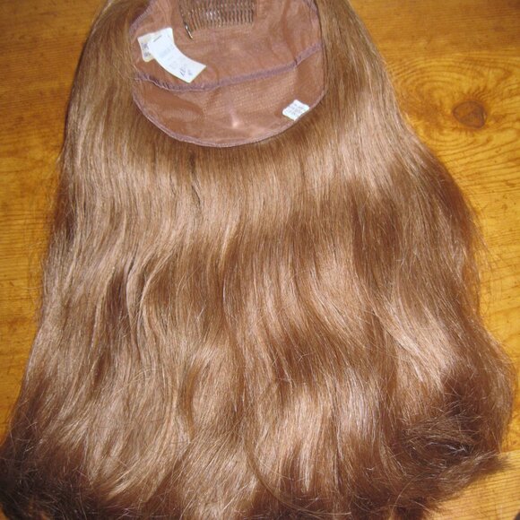 Vintage 100% Human Hair Fall from the 1970's -#10 Light Brown NEW with tags - Picture 2 of 13